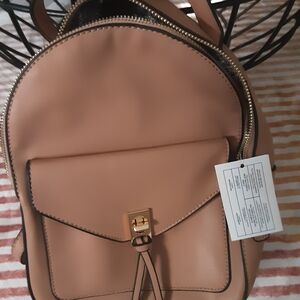 Elegant Tan Women's Backpack